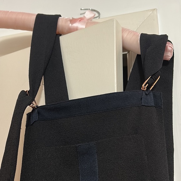 SeeByChloe black dungarees worn once size 38 - Picture 3 of 5